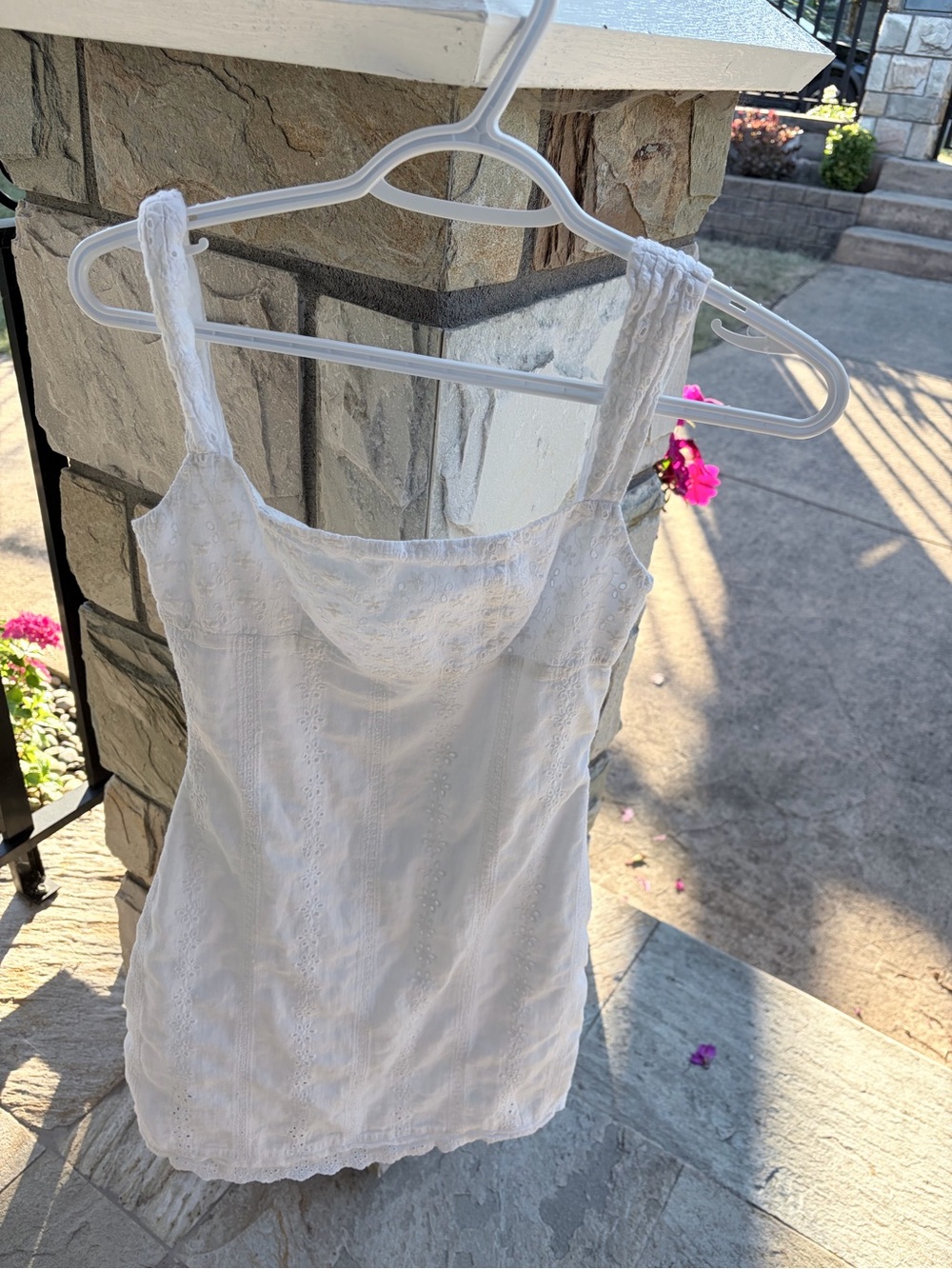 Princess Polly White Eyelet Embroidered Mini Dress